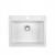 Zlewozmywak nakładany Sonra Makara 60 Crystal White 58 Ceramiczny