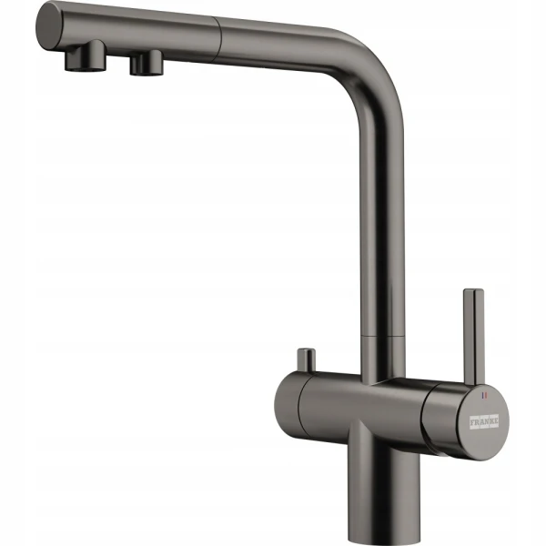 Bateria Franke Atlas Neo Clear Water pull-out Antracyt