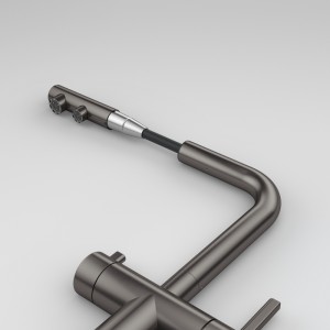 Bateria Franke Atlas Neo Clear Water pull-out Antracyt