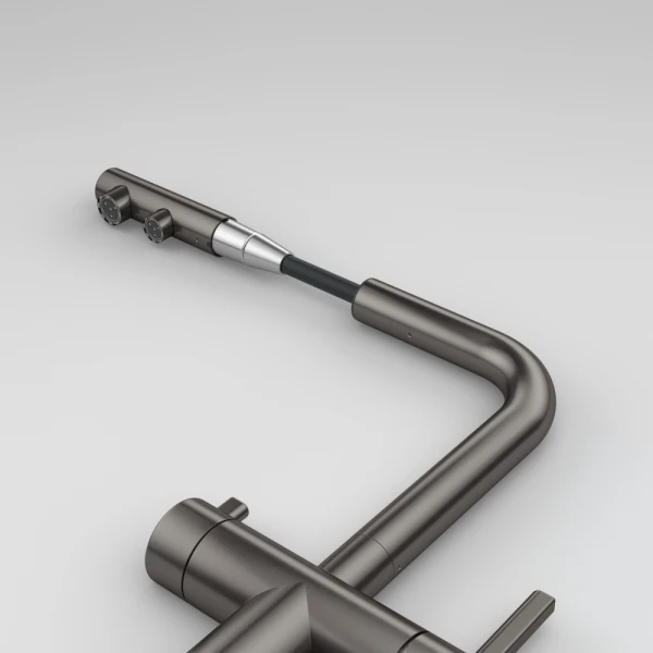 Bateria Franke Atlas Neo Clear Water pull-out Antracyt