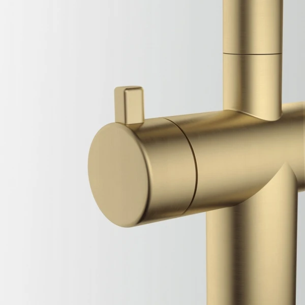 Bateria Franke Atlas Neo Clear Water pull-out Złoty