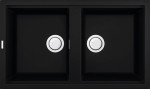 Zlewozmywak podwieszany Elleci Best 450 Keratek K86 Black