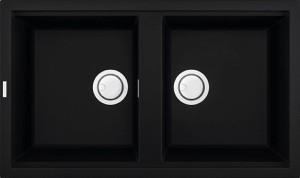 Zlewozmywak podwieszany Elleci Best 450 Keratek K86 Black